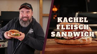 KACHELFLEISCH SANDWICH - Lecker kombiniert mit Blauschimmelkäse