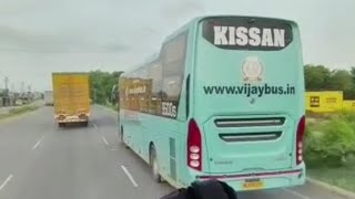 High Speed Chasing RSRTC vs KISSAN Travels On Sikar - Jaipur Highway #kissantravels