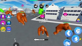 Di kejar Gorila 🦍 Raksasa di Roblox