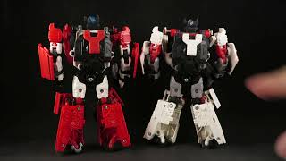 Transformers Classics Sideswipe and Red Alert Parts Swap