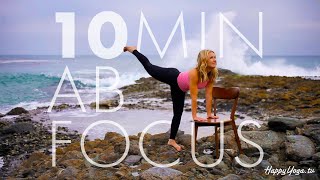 10 Minute Chair Yoga to Lose Belly Fat