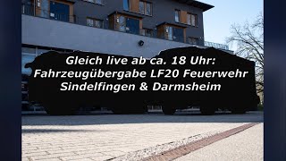 Digitale Fahrzeugübergabe: Zwei LF 20 an die Feuerwehr Sindelfingen