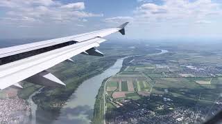 Landing in FRANKFURT 🇩🇪 | Lufthansa | Airbus A321