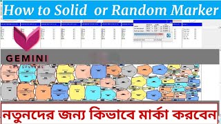 How to  solid or one way marker Gemini software for Beginner Bangla tutorial.