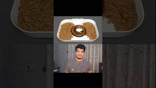 Mealworms Vs EEL #shorts #trend #seefood #viral