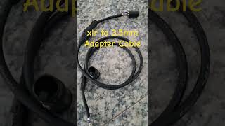 xlr to 3.5mm adapter cable #shorts #short #shortsvideo #diy #howto #shortvideo