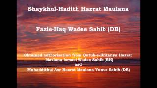 Takkabur and Events of the Pious Predecessors by Hazrat Maulana Fazle-Haq DB