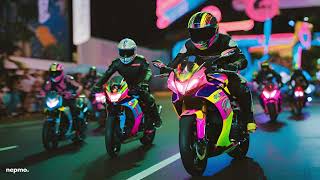 Racing Neon Super-Bikes Aesthetic | Futuristic AI Generated