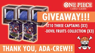 [GIVEAWAY] ADAKAI ONE PIECE TCG GIVEAWAY - Thank You For Your Support!!