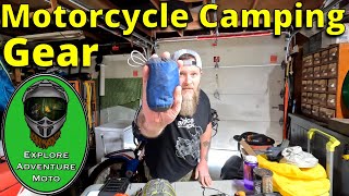 6 categories of gear I pack for motorcycle camping