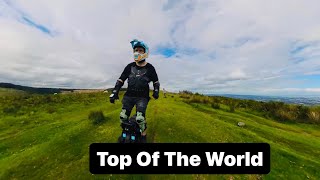 Unicycling on top of the world