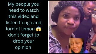 My people you need to watch this video and listen to ugo and lord of lemon 😱#lordoflemon#maryraheem