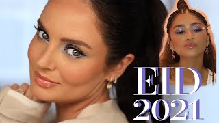 Zendaya purple & blue Makeup Tutorial for Eid 2021!