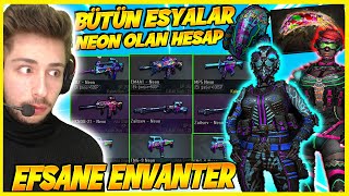 BÜTÜN EŞYALARI NEON OLAN HESAPTA OYNADIM! NEON CHALLENGE EFSANE ENVANTER WOLTEAM