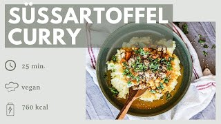 Süßkartoffel Curry - VEGAN und mega einfach