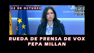 RUEDA DE PRENSA DE VOX