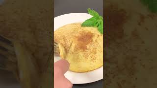 2 ingredient Healthy Flapjack-Omelette🥞 | Recipe now available | click link in description box