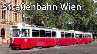 Straßenbahn Wien / Trams in the streets of Vienna, Austria 2023