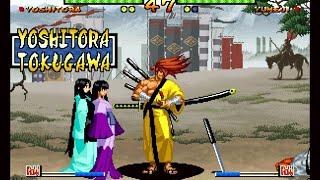 Samurai Shodown V: Yoshitora playthrough lvl-8 【60fps】