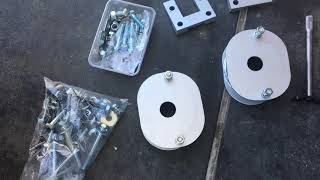 How fit a Subarino Lift Kit - Part 1 (Parts)