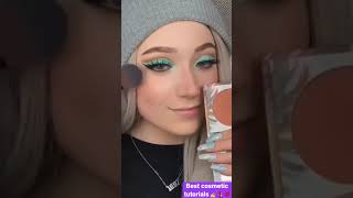 Teal eyeshadow tutorial