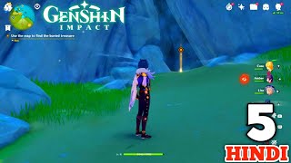 Secret Pirate Treasure |Genshin Impact Mobile - Gameplay Walkthrough Part - #5 | In Hindi