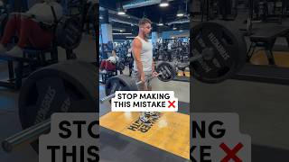 ❌ STOP MAKING THIS MISTAKE AT THE GYM #shorts