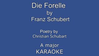 Die Forelle Schubert A major KARAOKE