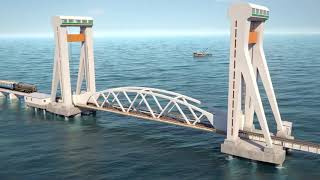 New Pamban Bridge (Under Construction by RVNL, Rail Vikas Nigam Limited)