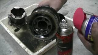 How to rebuild a CV Axle Drive Shaft on a IFS 4runner Hilux Surf