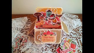 Tarjeta rectangular que se convierte en una caja-TUTORIAL-Rectangle card in a box