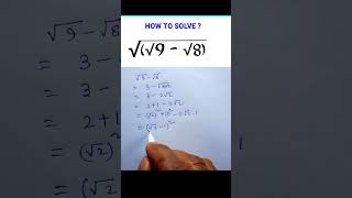 A Nice Math Problem • Square root