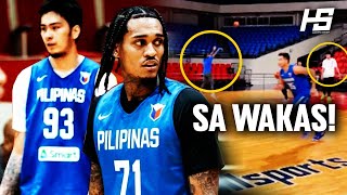 Jordan Clarkson and Kai Sotto FIRST PRACTICE with Gilas Pilipinas!