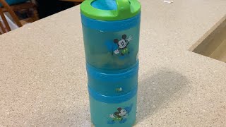 Whiskware Disney Stackable Snack Containers for Kids and Toddlers | Demo & Review