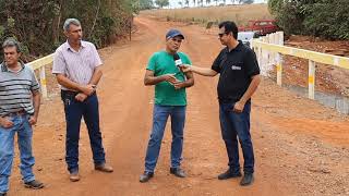 Inauguração da Ponte sobre o Córrego Monte Negro em Pontal do Araguaia MT 2023