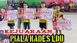 Kejuaraan bulu tangkis piala Kades Loa duri ulu 2024