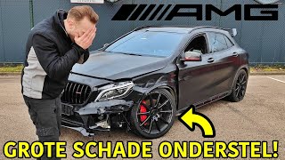 "GECRASHTE" MERCEDES GLA45 AMG MET SCHADE GEKOCHT!