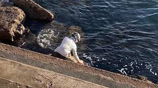 Naughty Child Does Naughty Stuff To The Sea