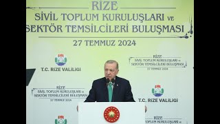 Rize Sivil Toplum Kuruluşları ve Sektör Temsilcileri Buluşması