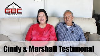 GBC Remodeling Cindy & Marshall Video Testimonial