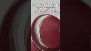 Men's wedding band found in dry sand Clearwater Beach before Hurricane Helene hits coast HARD!