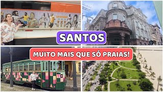 7 lugares para turistar em Santos: bonde histórico, museu do Pelé, museu do café, gastronomia e mais