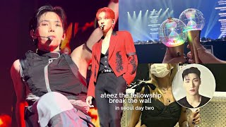 ateez 브이로그 ☆ the fellowship: break the wall in seoul day 2: getting barricade for the first time