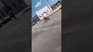 Isa’s First Video! Riding Bikes in Petersburg Virginia Old Town