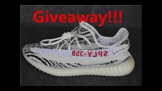 NEED 10K VIEWS, THEN 10 YEEZY ZEBRA GIVEAWAYS