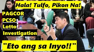 Sikreto sa mga Winning Tickets!!. Bubusisiin nila Sen. Tulfo at Sen. Pimentel Sa PCSO lotto Hearing.