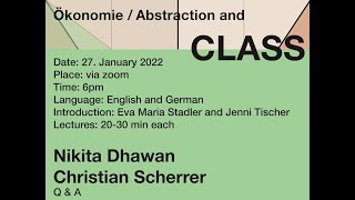 ABSTRACTION AND ECONOMY Department of Art & Knowledge Transfer at University of Applied Arts Vienna