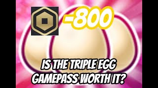 Is triple egg game pass worth buying in Pet Simulator X?(With subtitles)