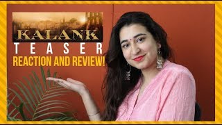 Kalank Teaser  - Reaction and Review | Alia Bhatt, Varun Dhawan