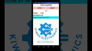 Step Counter Mobile app using Mit app inventor #mobile #app #inventor #meter